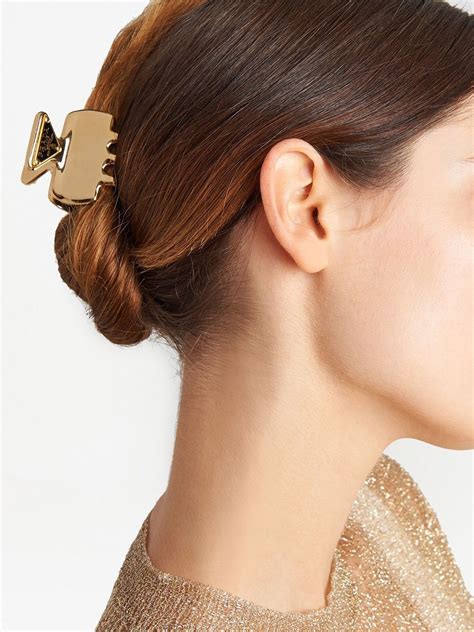 prada models hair|Prada hair claw.